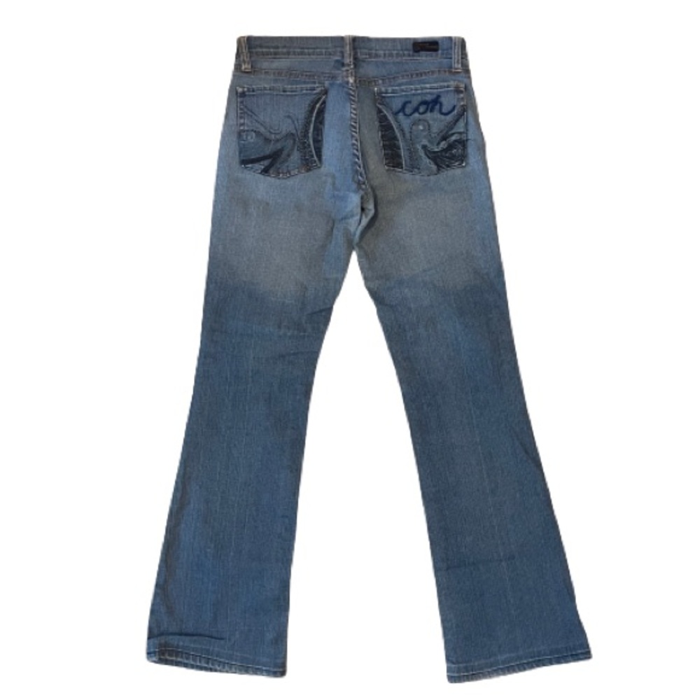 Citizens of Humanity Jeans with Embroidered Wave Design on Back Pockets Size 28